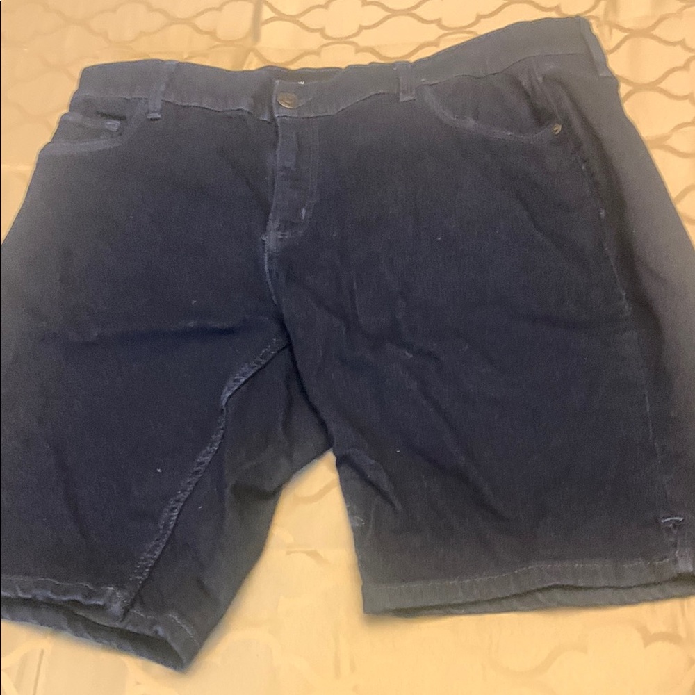 Liz Claiborne Men's Dark Blue Jean Shorts